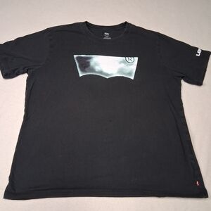 Levi's Black Graphic T-Shirt for Men